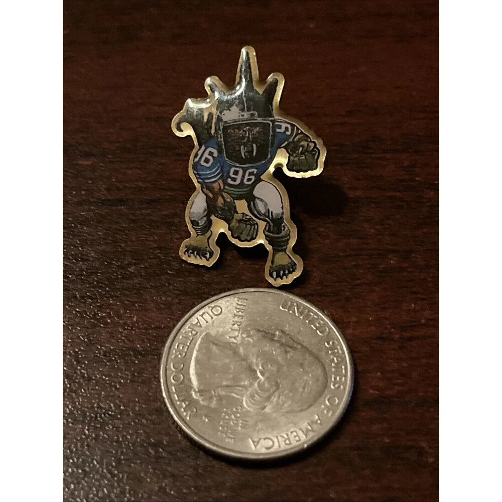 Vintage Coca-Cola NFL Monsters Of The Gridiron Cortez‎ “Tez Rex” Kennedy Pin